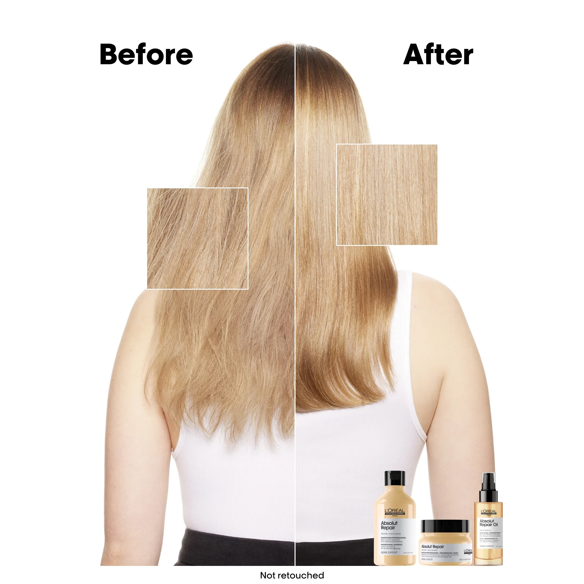 L'Oréal Professionnel Absolut Repair Shampoo 300ml - Image 3