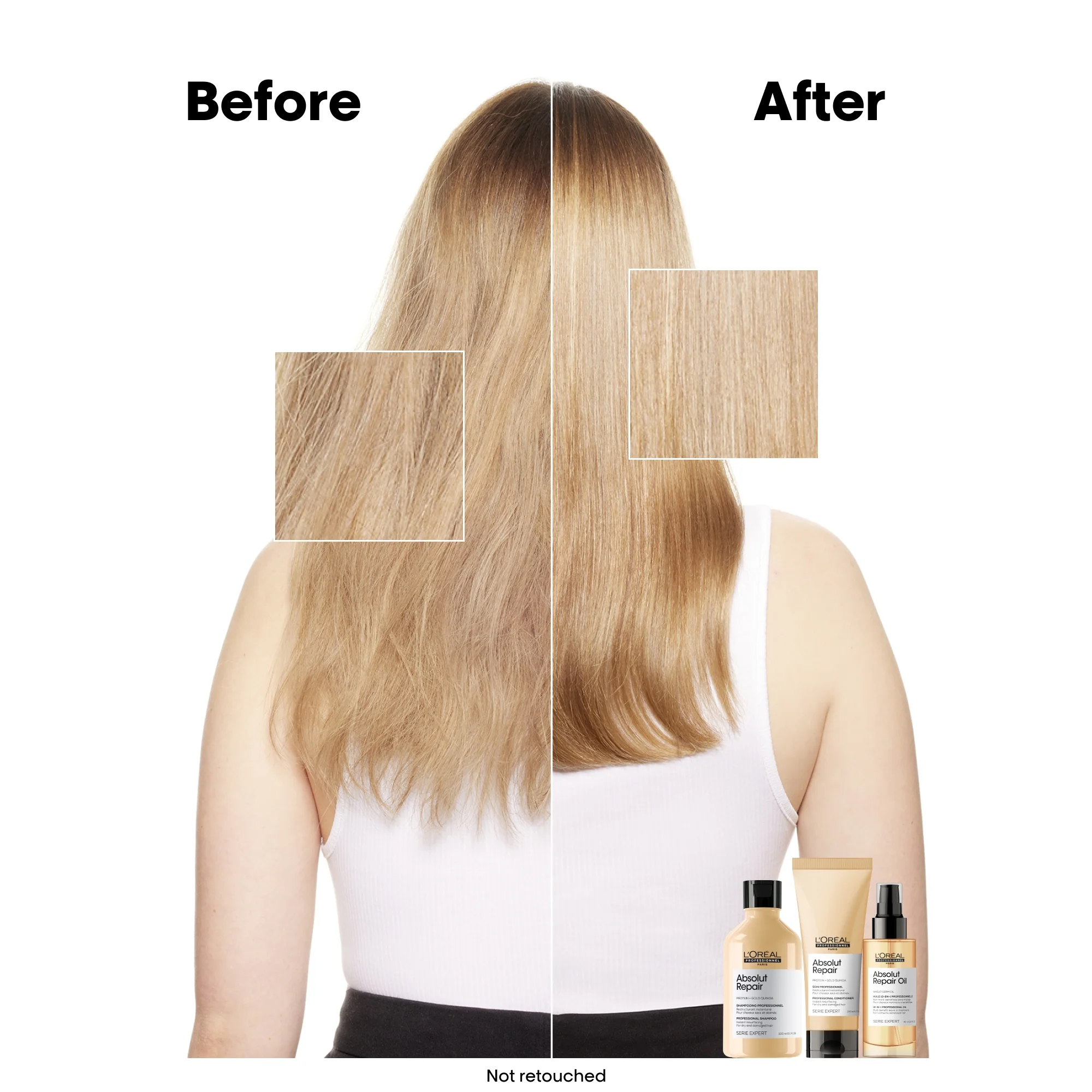 L'Oréal Professionnel Serié Expert Absolut Repair Gold Conditioner 200ml - Image 3
