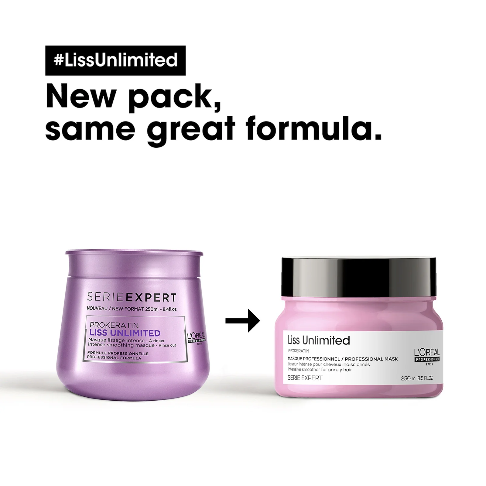 L'Oréal Professionnel Série Expert Liss Unlimited Masque 250ml - Image 2