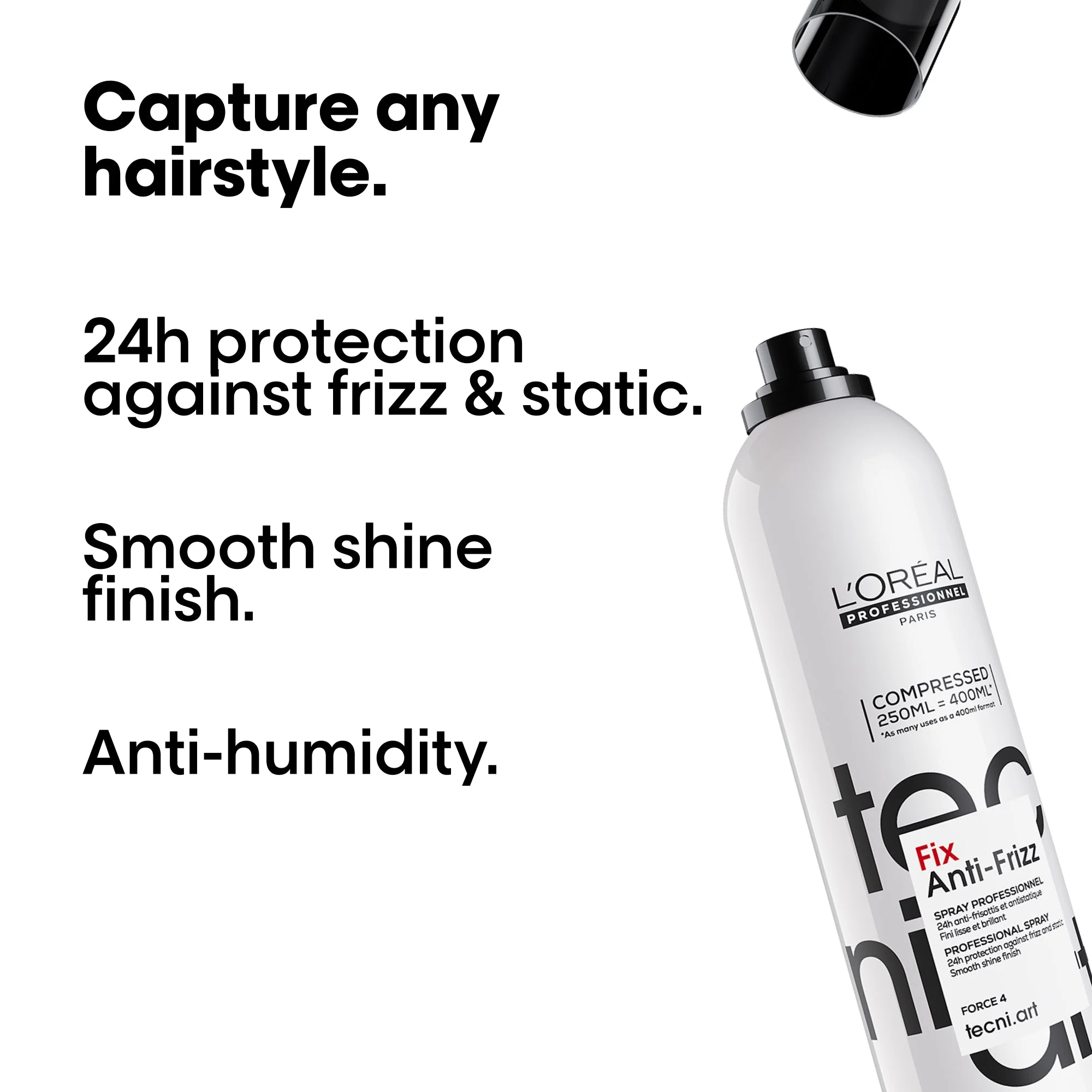 L'Oreal Professionnel Tecni.ART Fix Anti-Frizz Spray 250ml - Image 2
