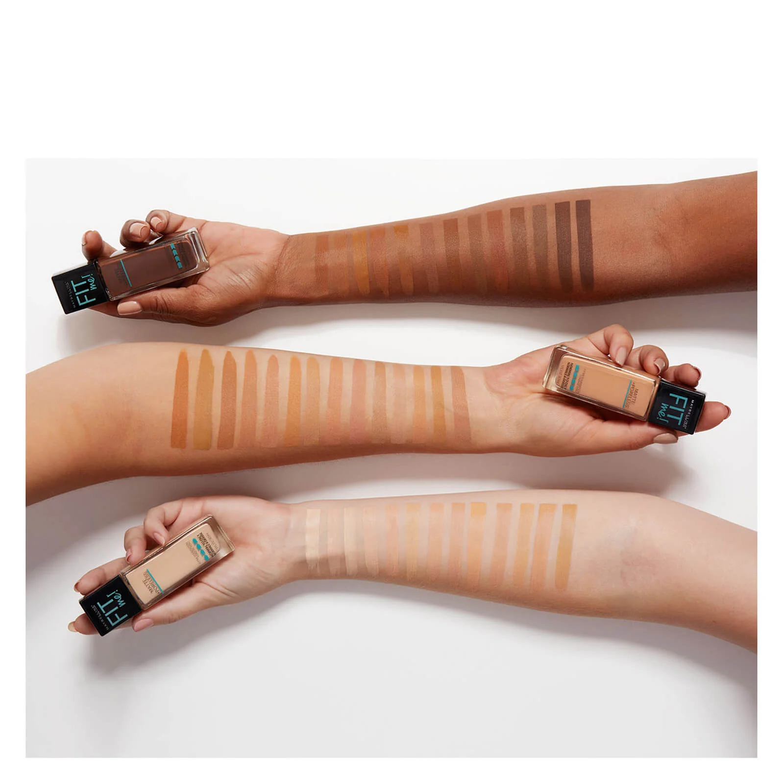 Maybelline Fit Me! Matte and Poreless Mattifying Liquid Foundation 30ml (Various Shades) - Image 104