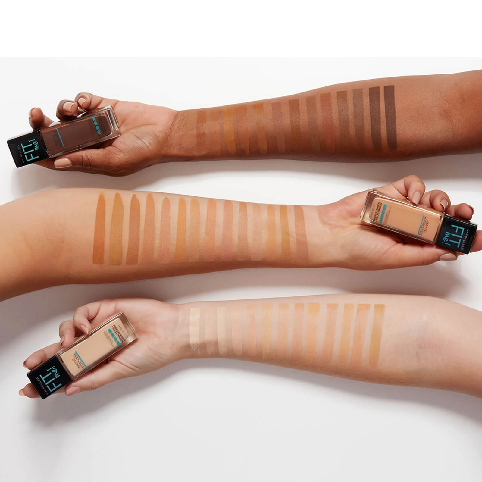 Maybelline Fit Me! Matte and Poreless Mattifying Liquid Foundation 30ml (Various Shades) - Image 24