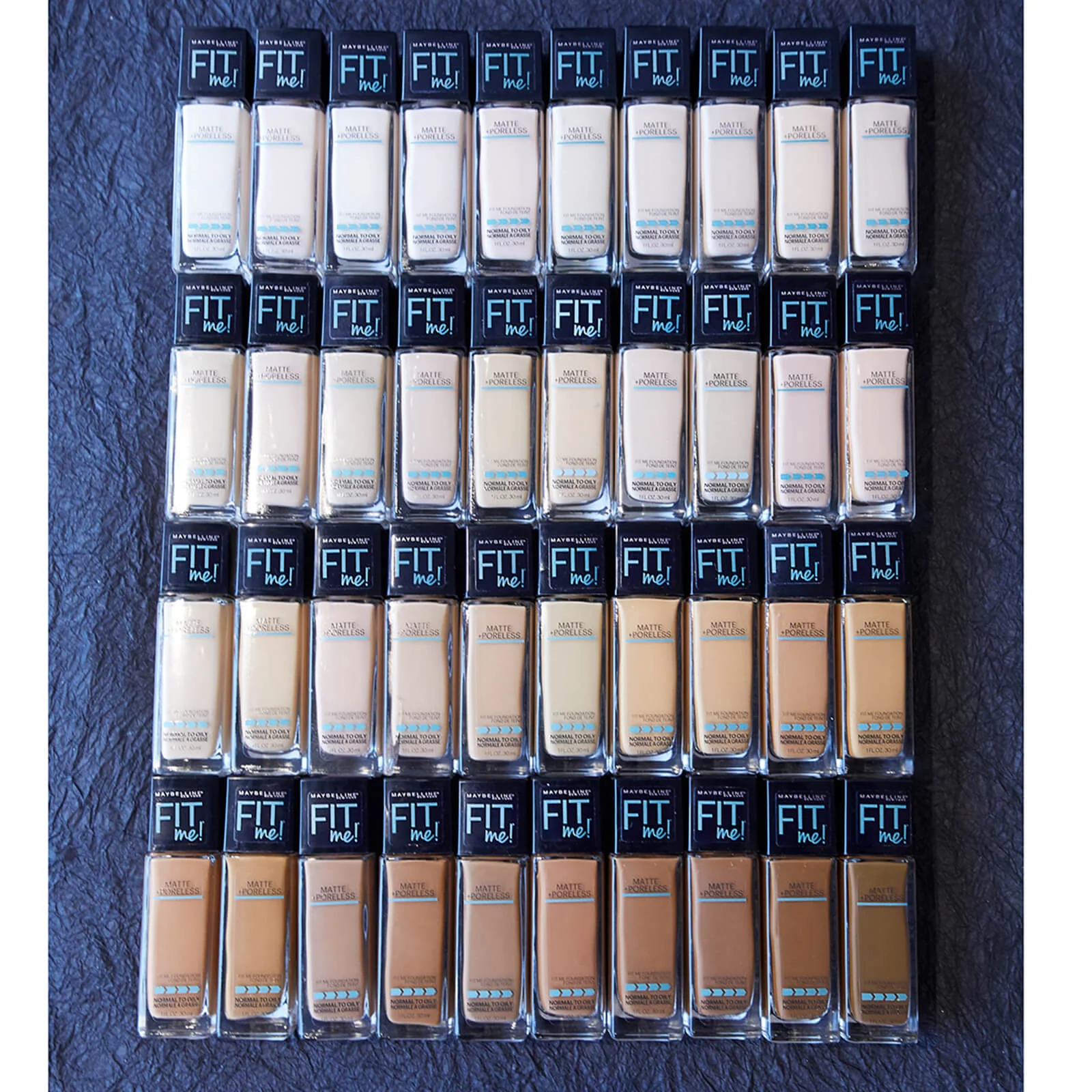 Maybelline Fit Me! Matte and Poreless Mattifying Liquid Foundation 30ml (Various Shades) - Image 40