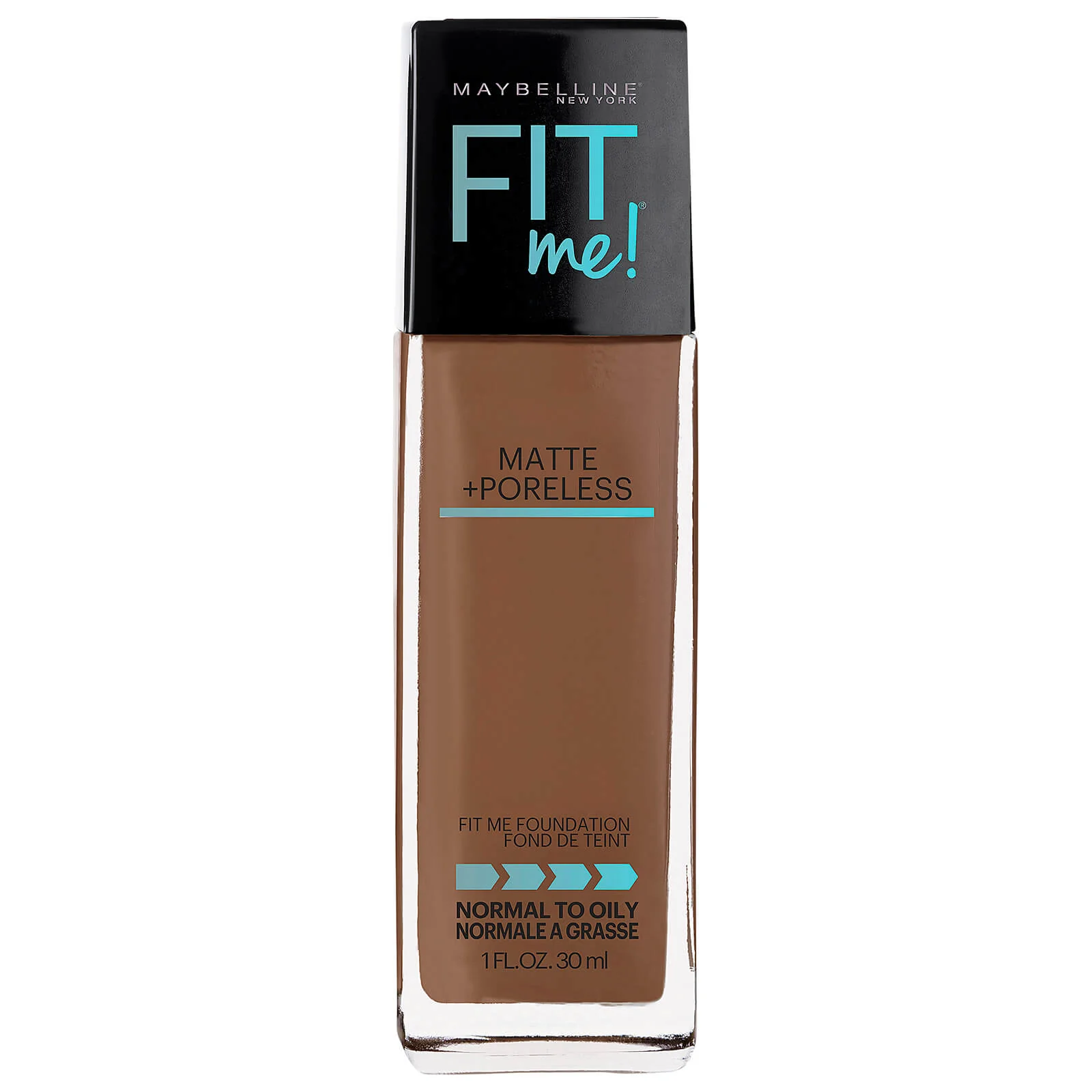 Maybelline Fit Me! Matte and Poreless Mattifying Liquid Foundation 30ml (Various Shades) - Image 86