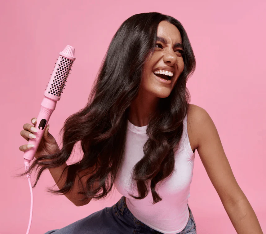 Mermade Hair Infrared Thermal Brush - Pink - Image 6