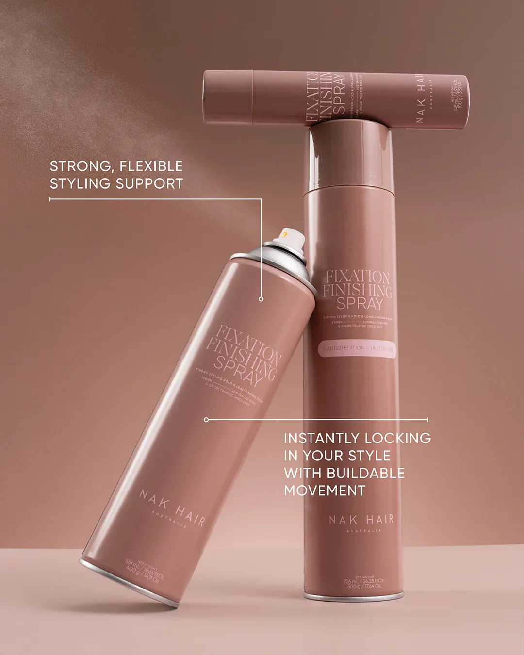 NAK Fixation Finishing Spray 100g - Image 2