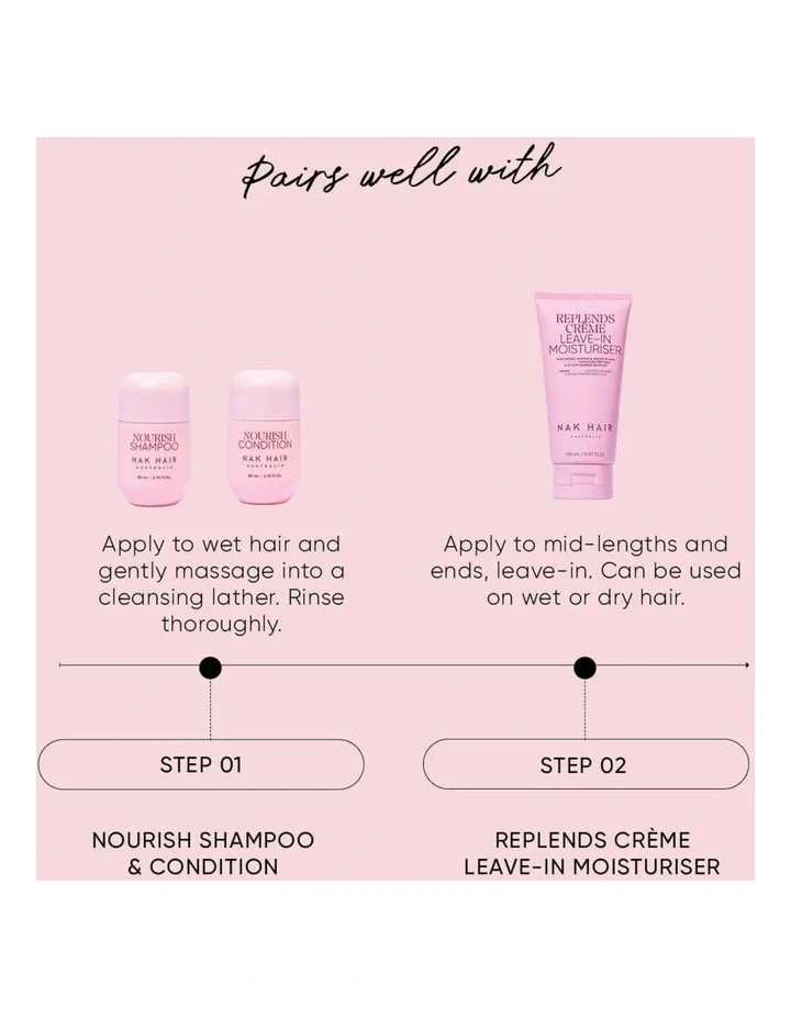 NAK Nourish Conditioner 80ml - Image 5
