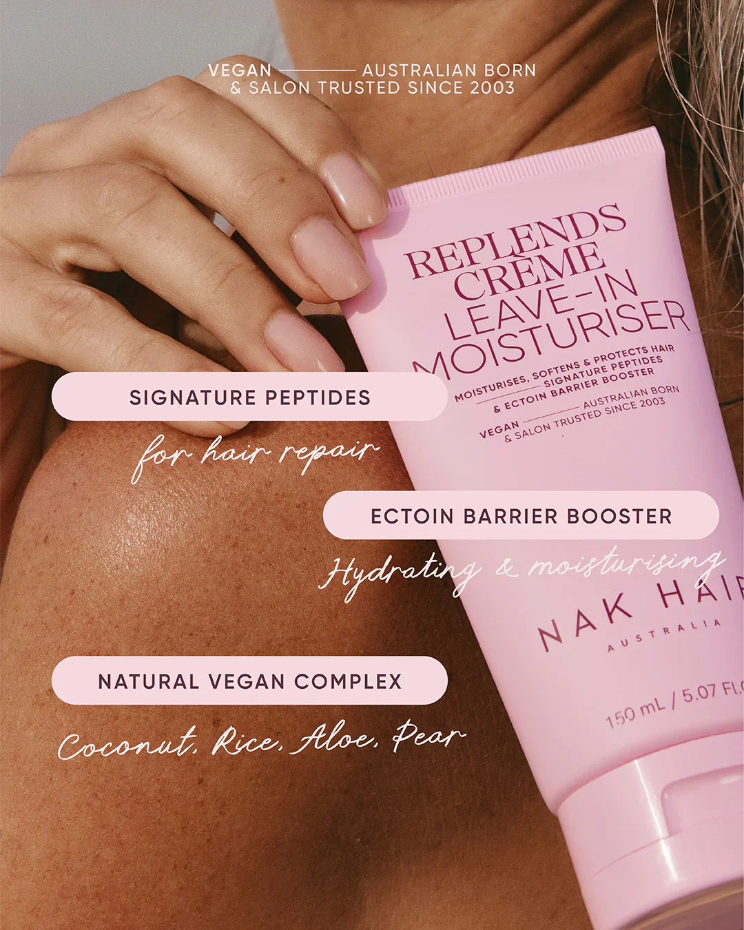 NAK Replends Creme Leave-in Moisturiser 150ml - Image 6