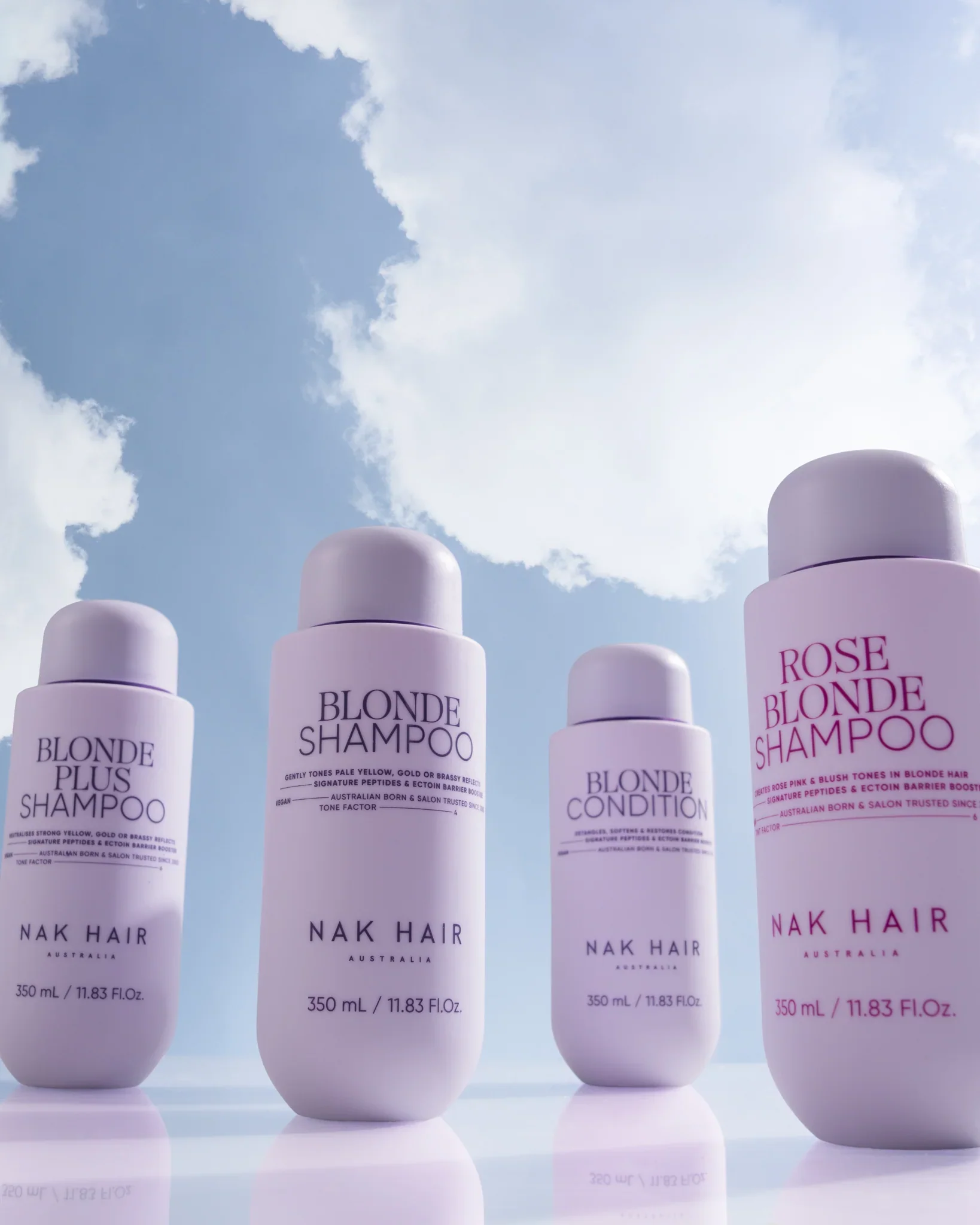 NAK Rose Blonde Shampoo 350ml - Image 2