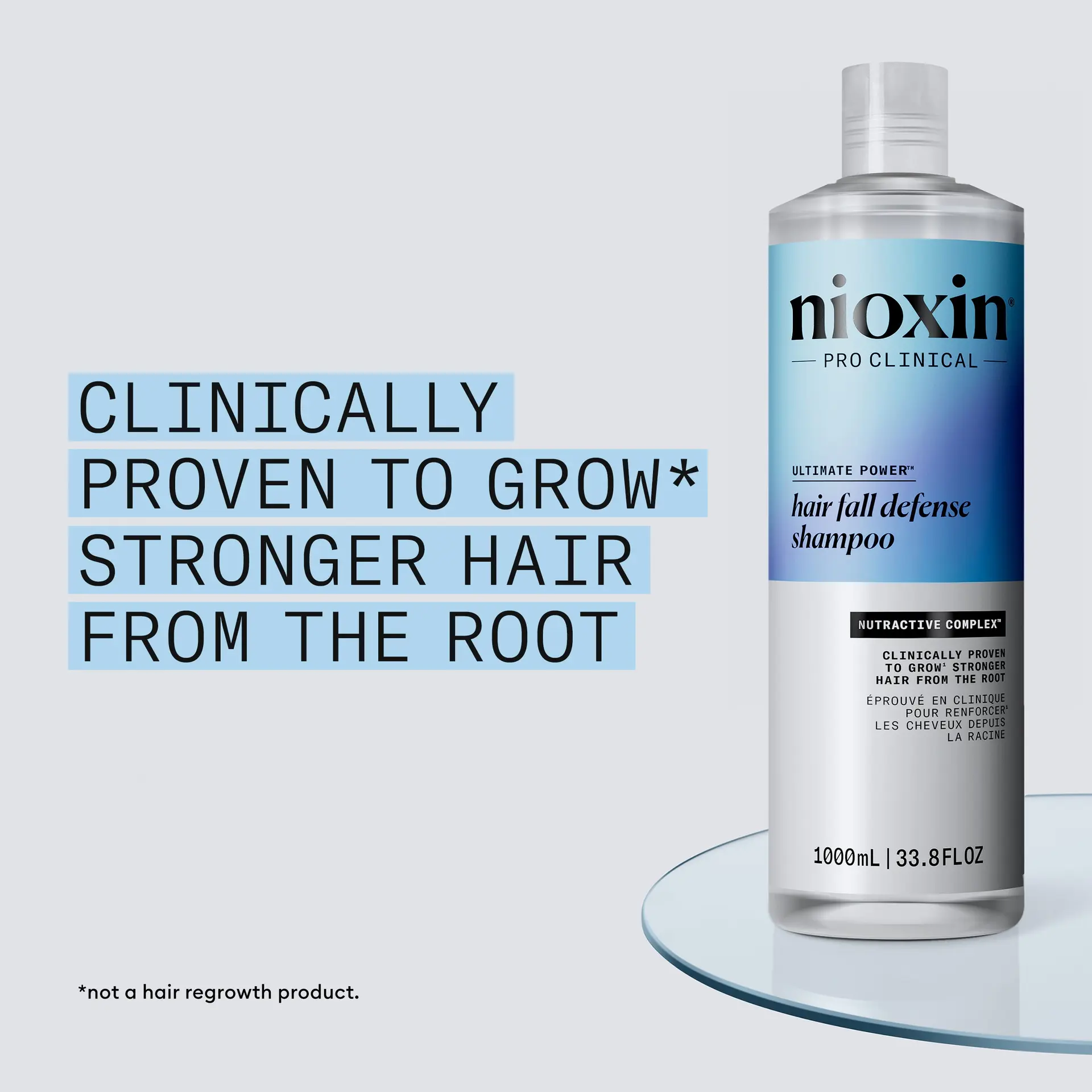 Nioxin Hair Fall Defense Shampoo 1L - Image 3