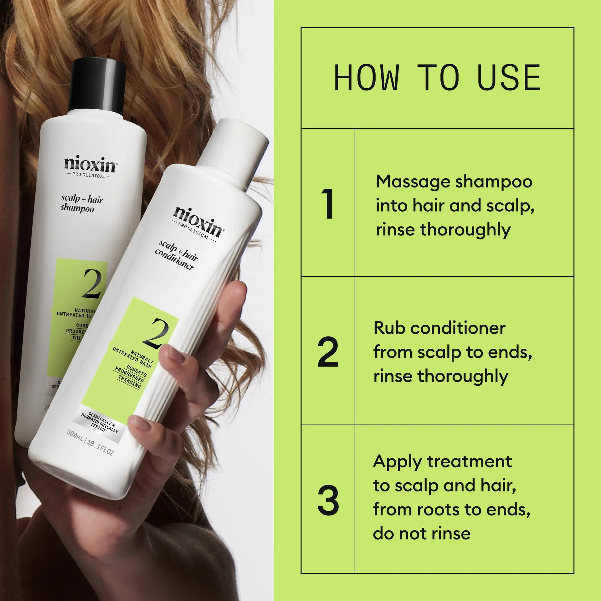 Nioxin Scalp + Hair Thickening System 2 Trial Kit - Image 7