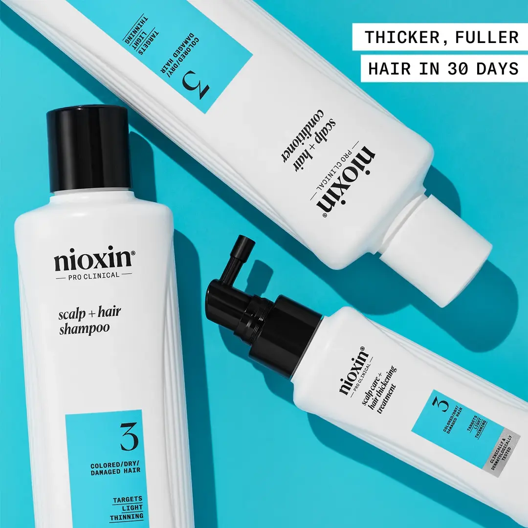 Nioxin Scalp + Hair Thickening System 3 Full Size Kit - Image 2