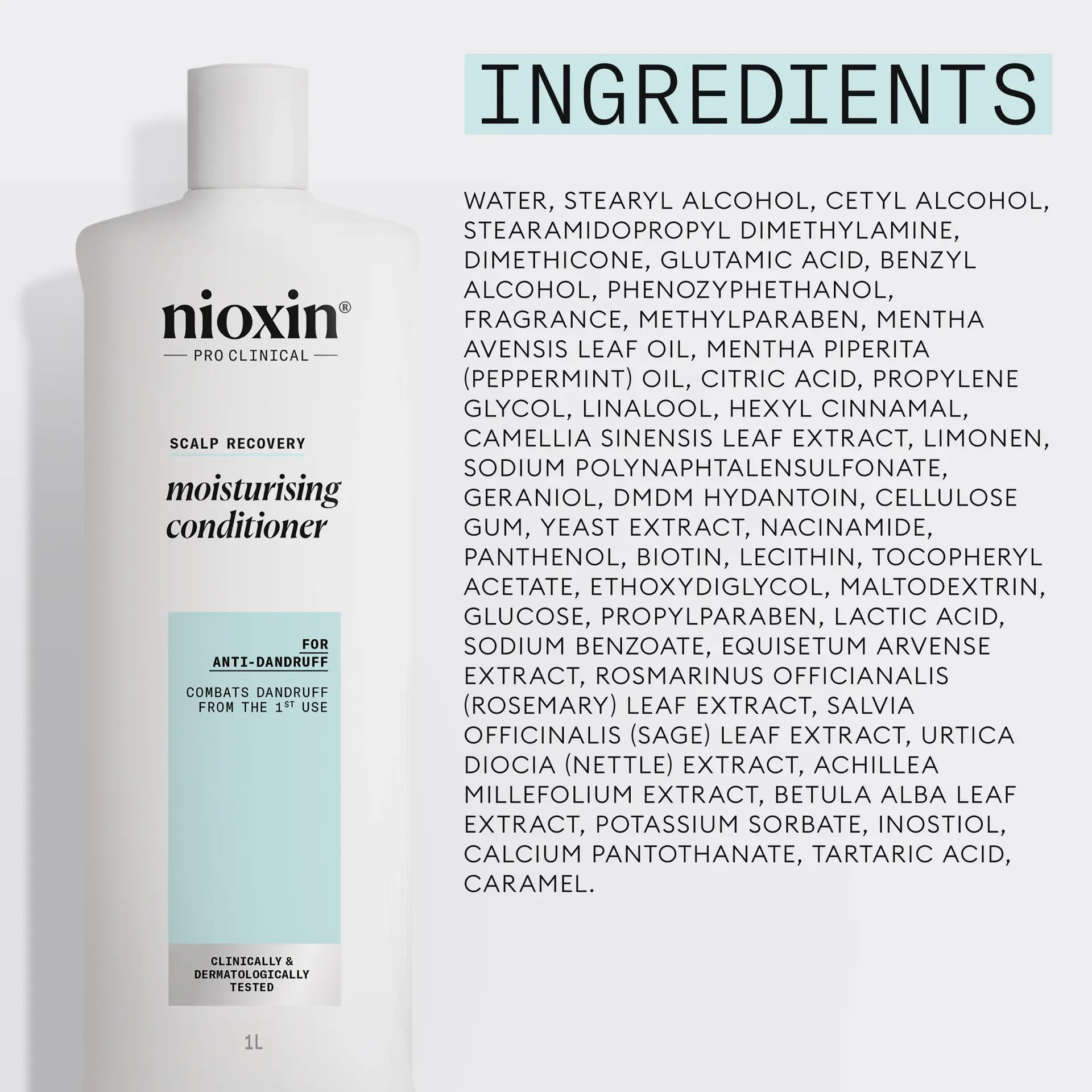 Nioxin Scalp Recovery System Moisturizing Conditioner 1L - Image 5