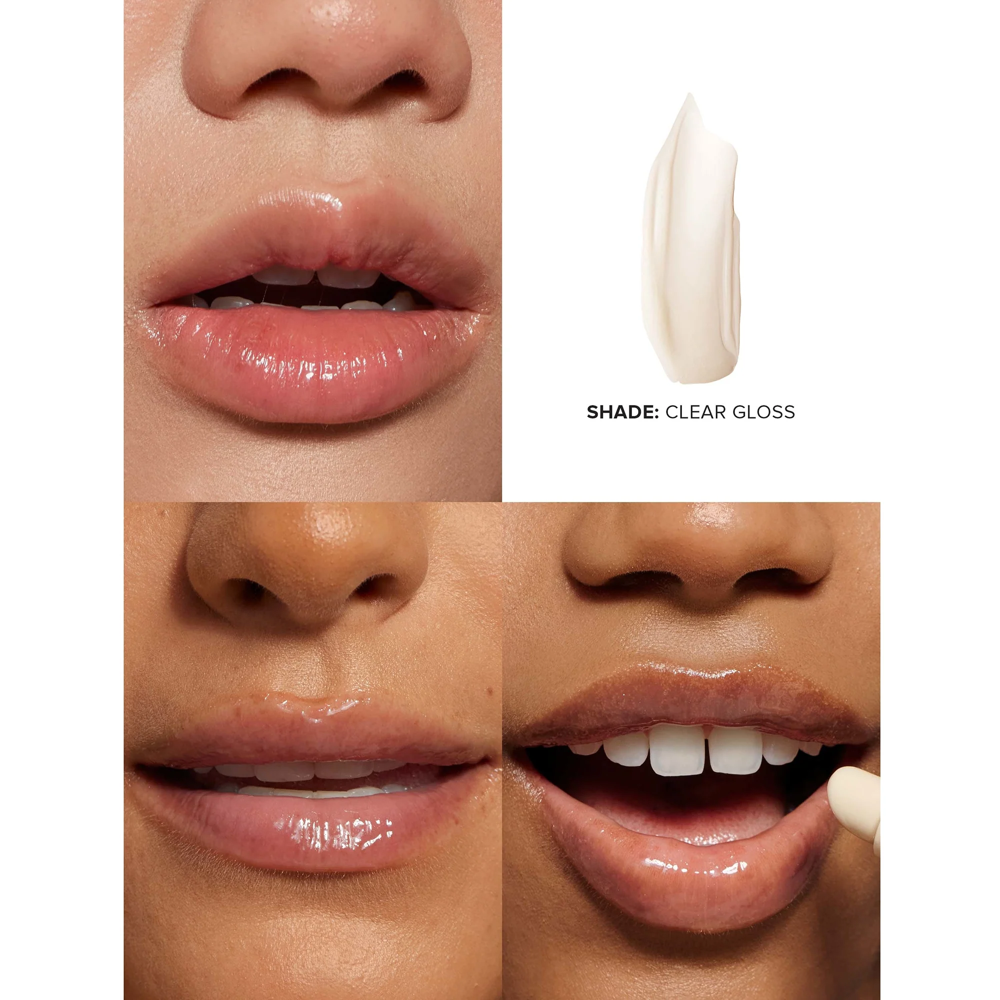 NUDESTIX Hydrating Peptide Lip Butter - Clear Gloss Original - Image 3