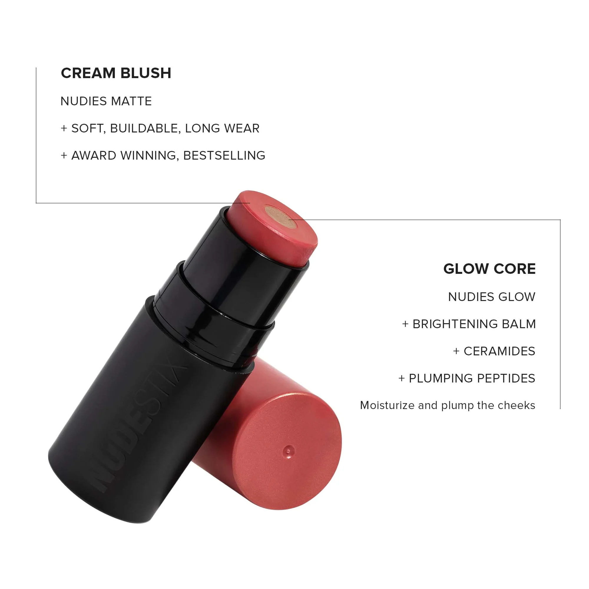 NUDESTIX Nudies Matte and Glow Core All Over Face Blush Colour 6g (Various Shades) - Image 9