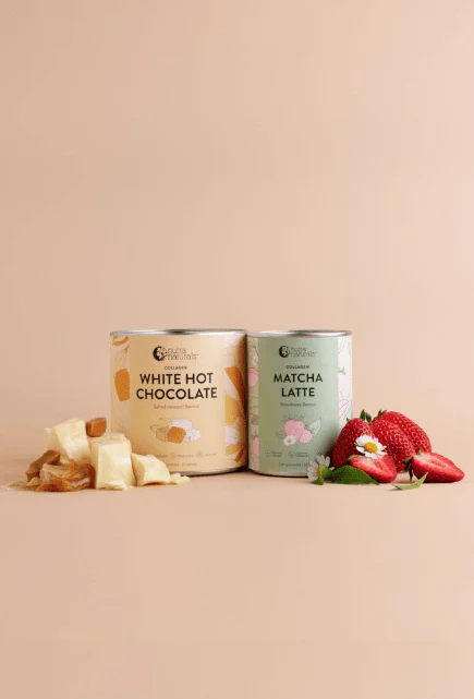 Nutra Naturals Collagen White Hot Choc - Salted Caramel 200g - Image 4