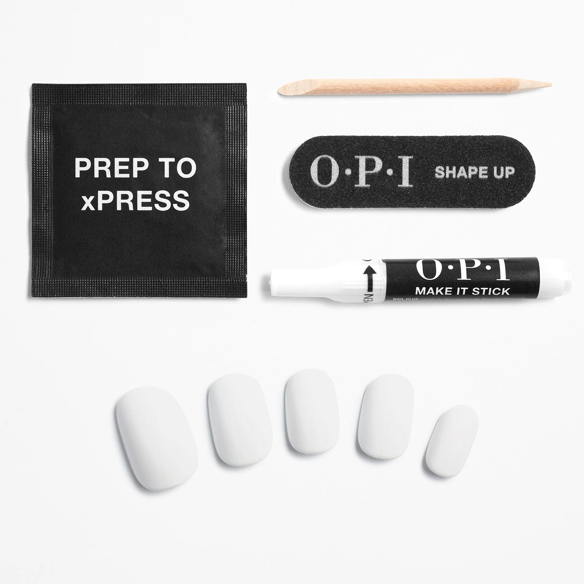 OPI xPRESS/ON - Alpine Snow Press On Nails Gel-Like Salon Manicure - Image 3