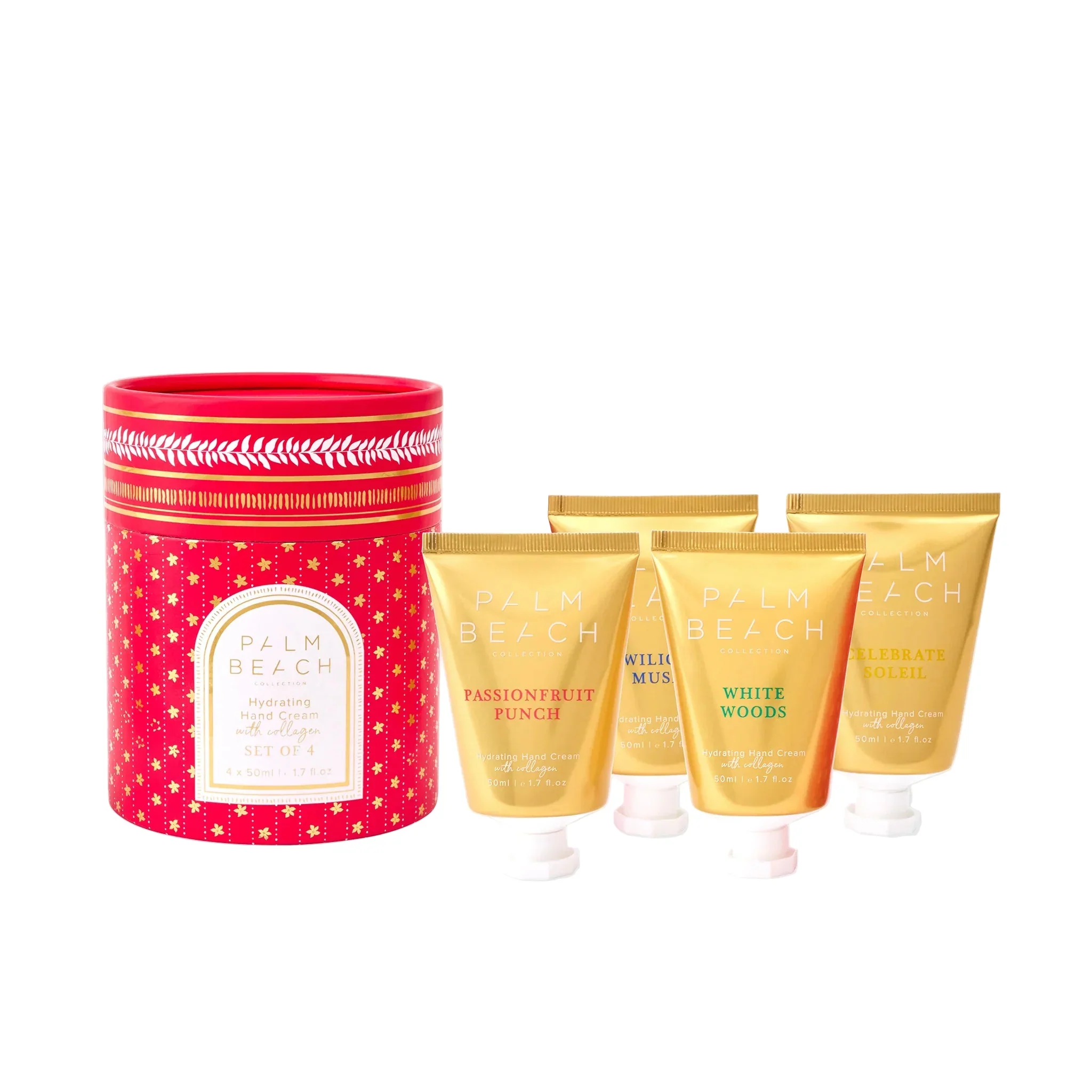 Palm Beach Collection Hydrating Hand Cream Collection 4x50ml