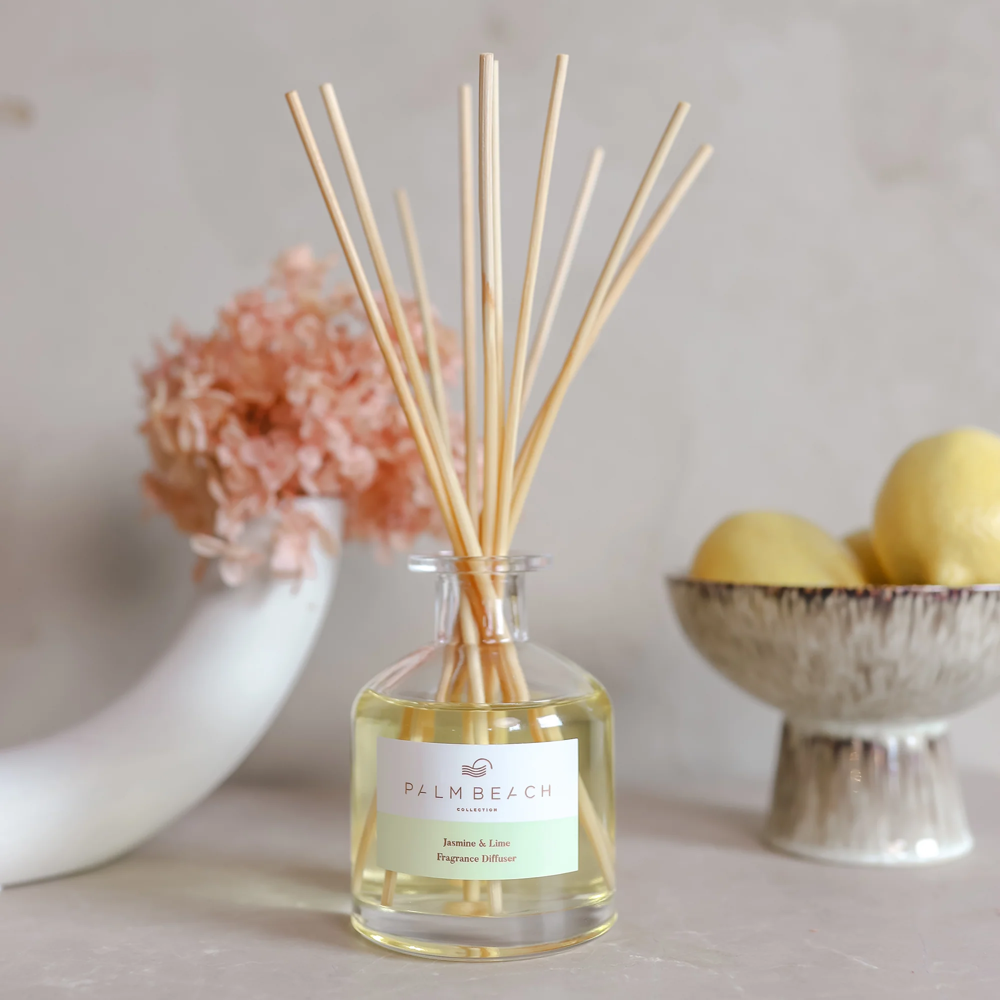 Palm Beach Collection Jasmine and Lime Fragrance Diffuser 250ml - Image 3