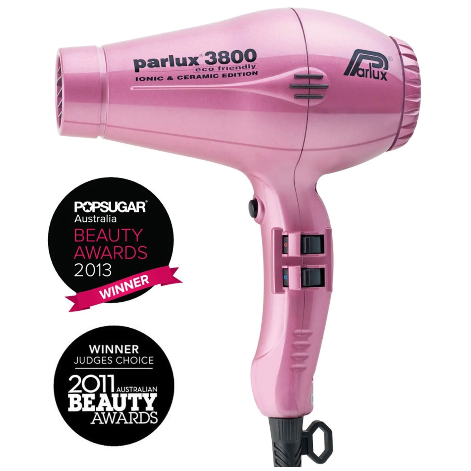 Parlux 3800 Eco Friendly Hair Dryer 2100W - Pink - Image 2
