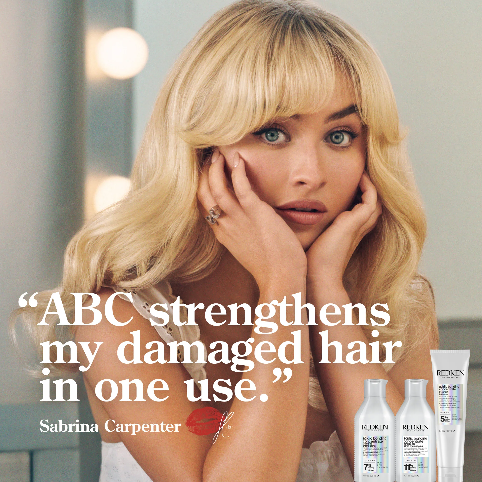 Redken Acidic Bonding Concentrate Shampoo, Conditioner and Leave-in Treatment Bond Repair Bundle - Image 2