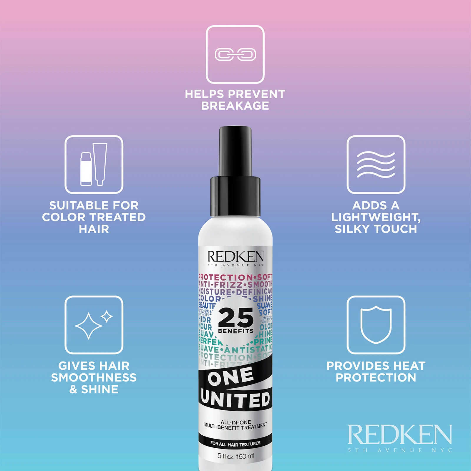 Redken One United Multi-Benefit Treatment 150ml - Image 2