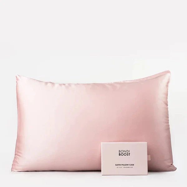 Bondi Boost Satin Pillowcase BLUSH (Standard Size) - Image 2