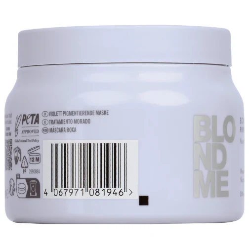 Schwarzkopf Blondme Bond Repair Purple Mask 200mL - Image 3