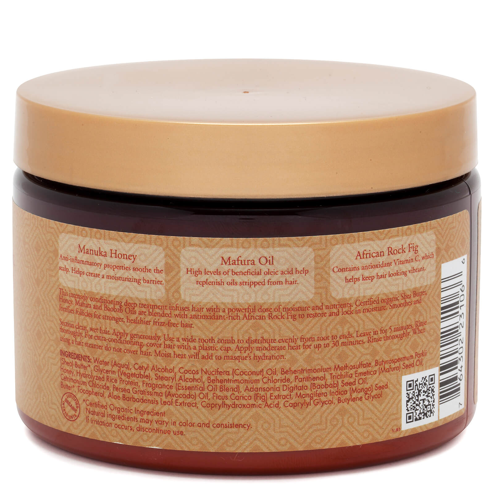 SheaMoisture Manuka Honey & Mafura Oil Intensive Hydration Masque 340g - Image 2