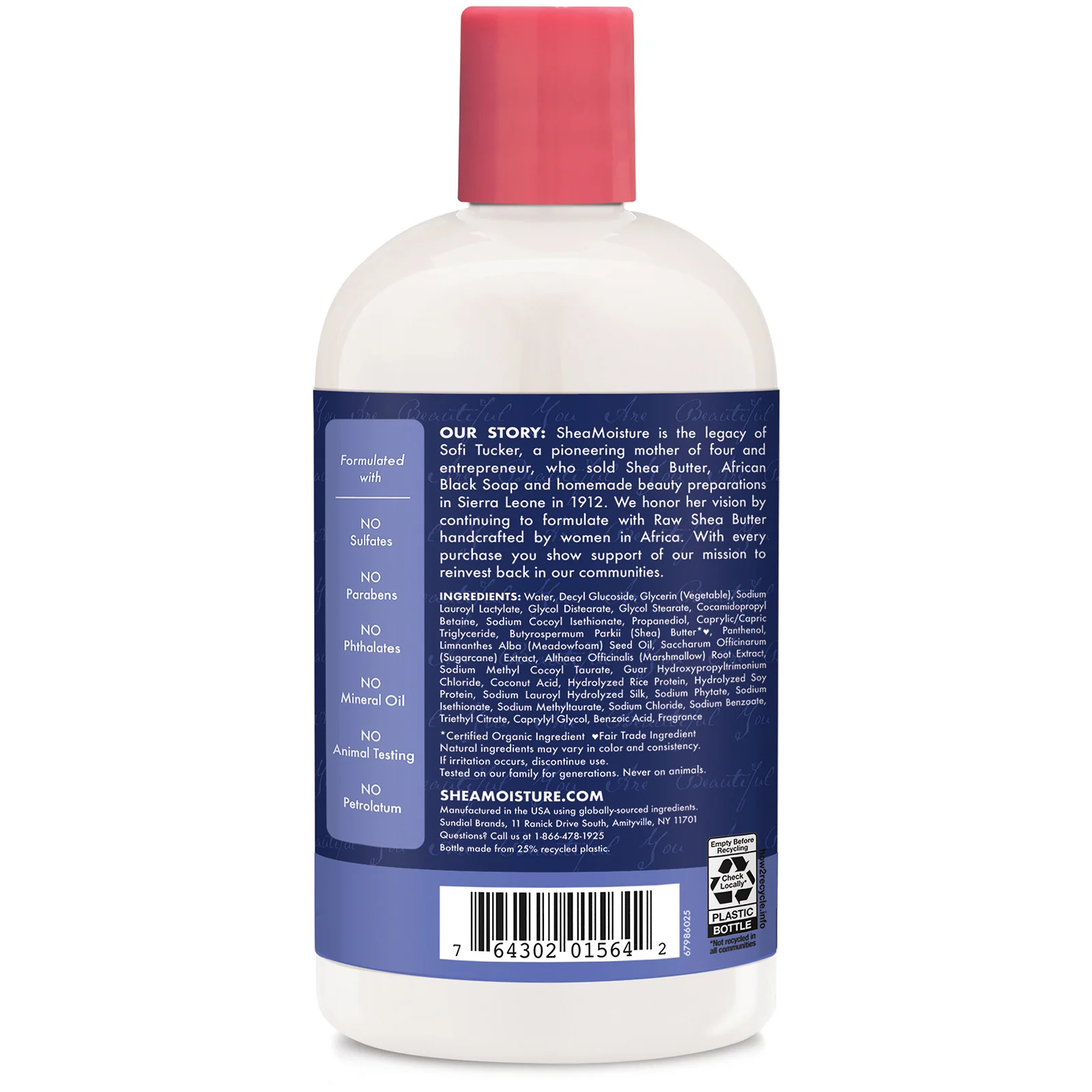 SheaMoisture Sugarcane Extract & Meadowfoam Seed Miracle Multi-Benefit Shampoo 384ml - Image 3