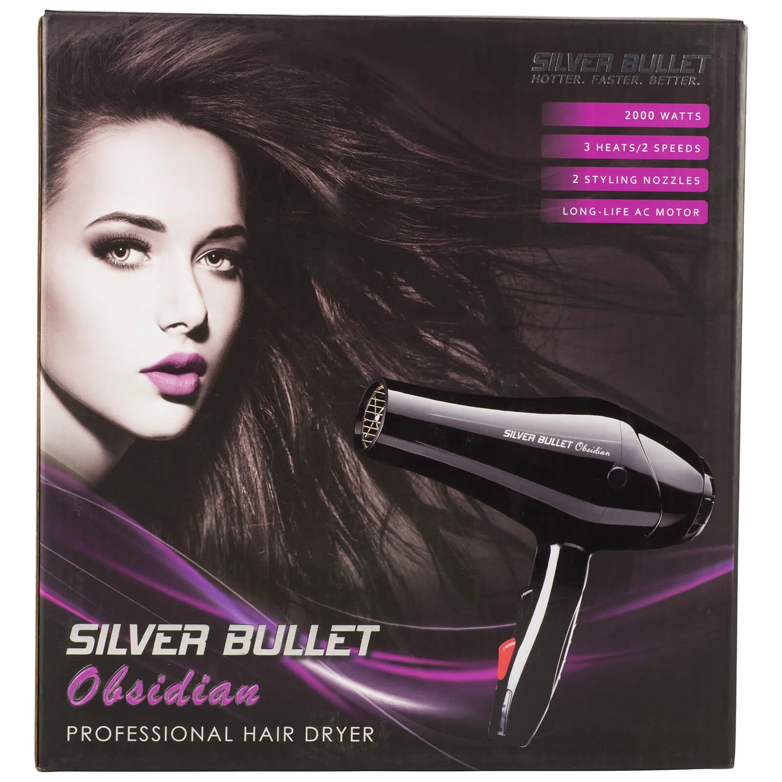Silver Bullet Obsidian 2000W Hair Dryer - Image 3