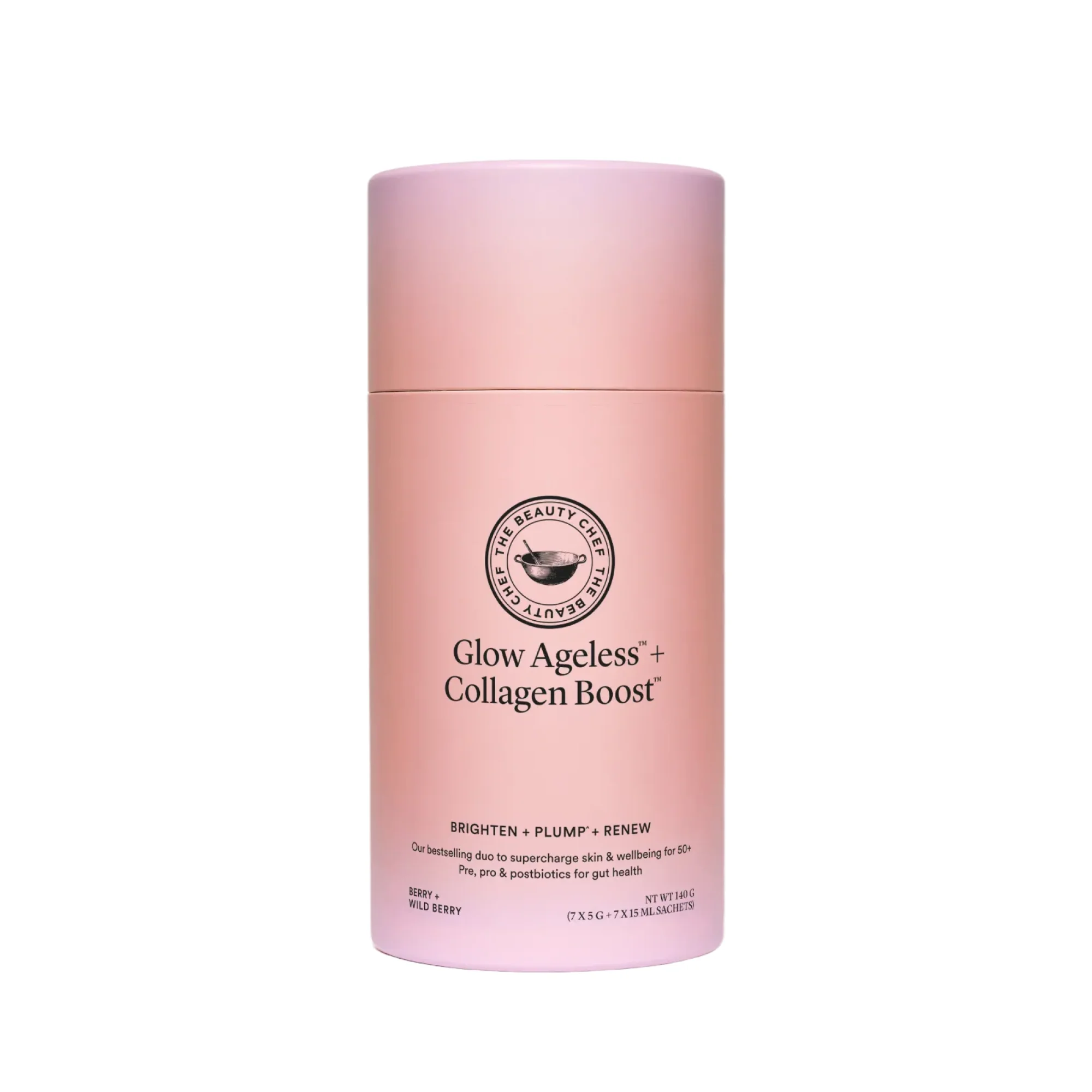 The Beauty Chef Glow Ageless + Collagen Boost Sachets 7 x 5 g + 7 x 15 mL