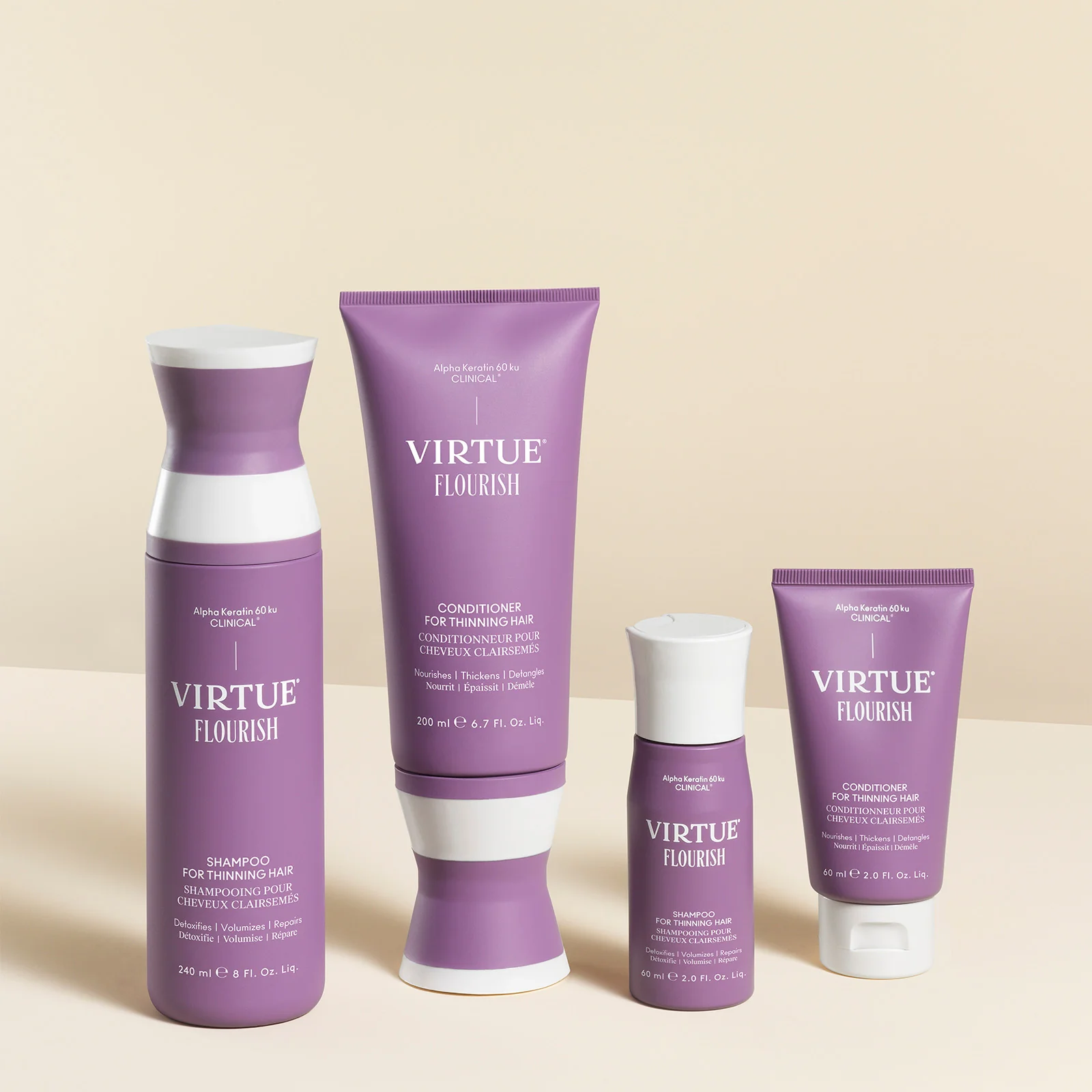 Virtue Flourish Shampoo for Thinning Hair 240ml - Image 3