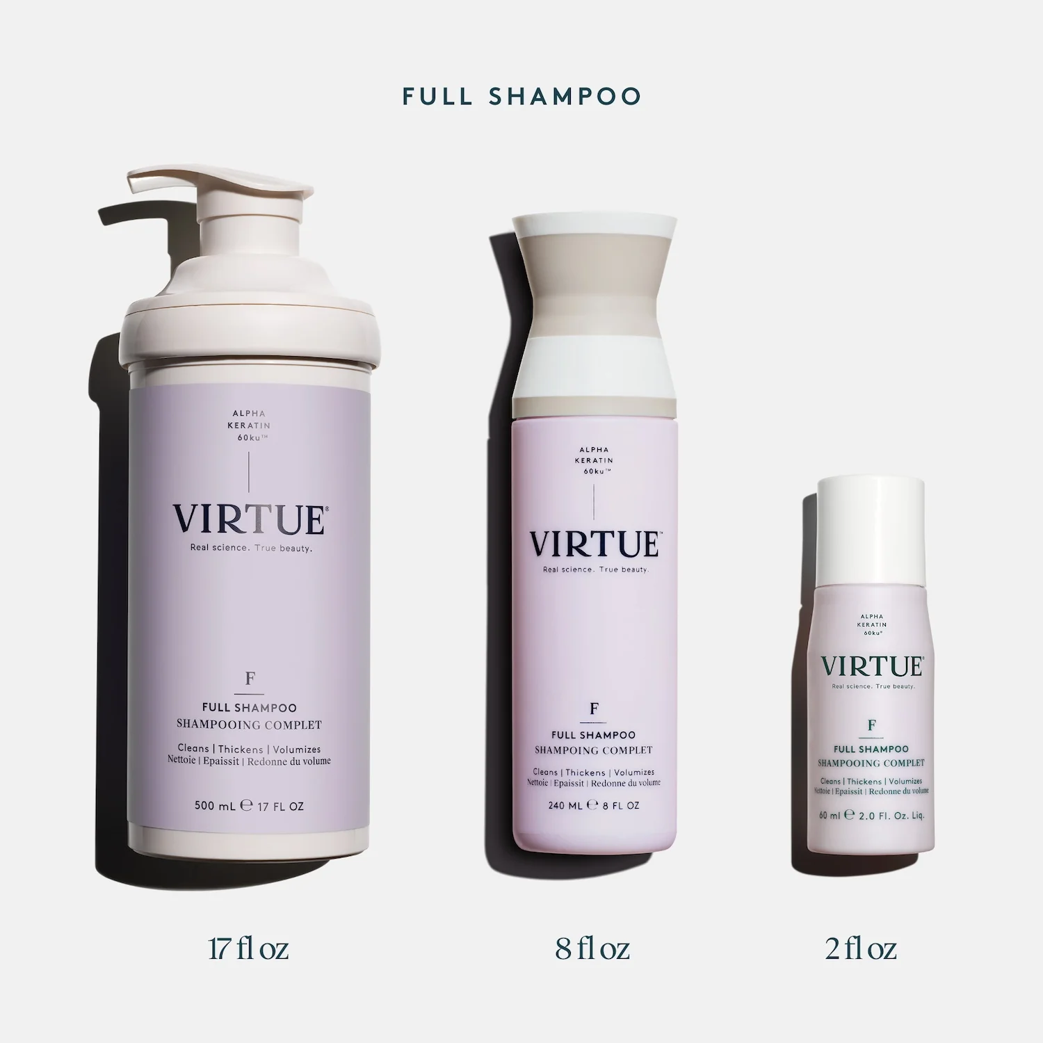 Virtue Full Shampoo 240ml - Image 11