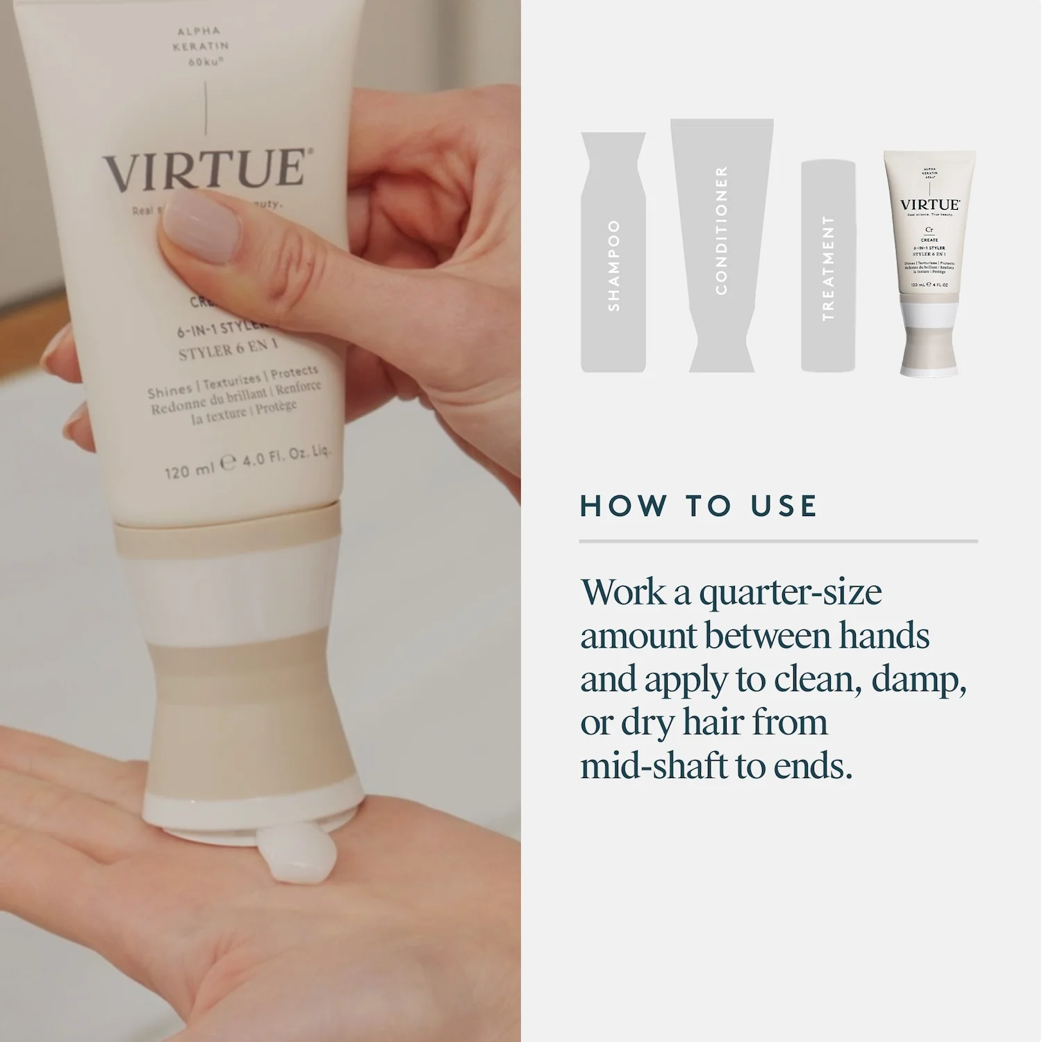 Virtue Create 6-in-1 Styler 120ml - Image 9