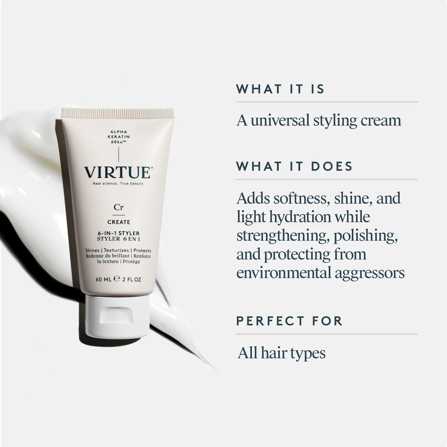 Virtue Create 6-in-1 Styler 60ml - Image 11