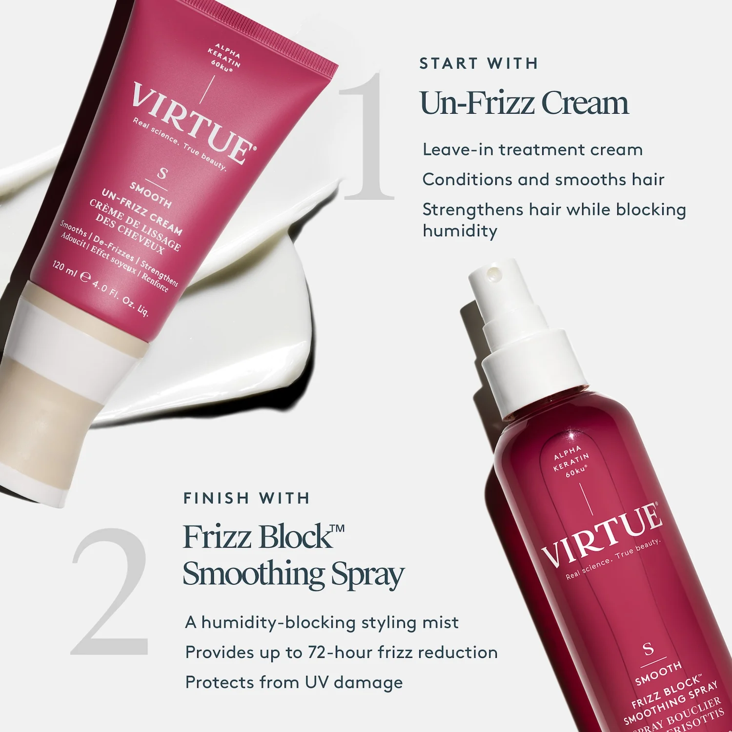 Virtue Polish Un-Frizz Cream 120ml - Image 10