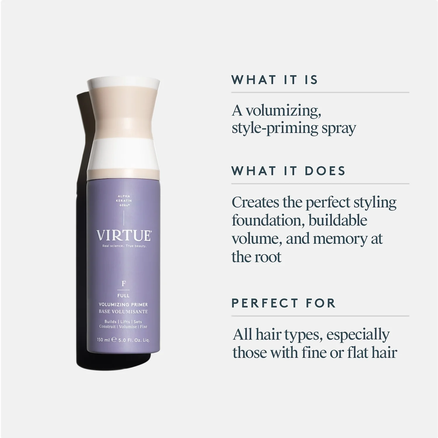 Virtue Full Volumizing Primer 150ml - Image 2