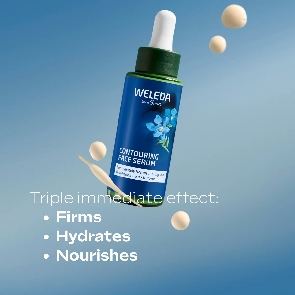 Weleda Contouring Face Serum Blue Gentian and Edelweiss 30ml - Image 2