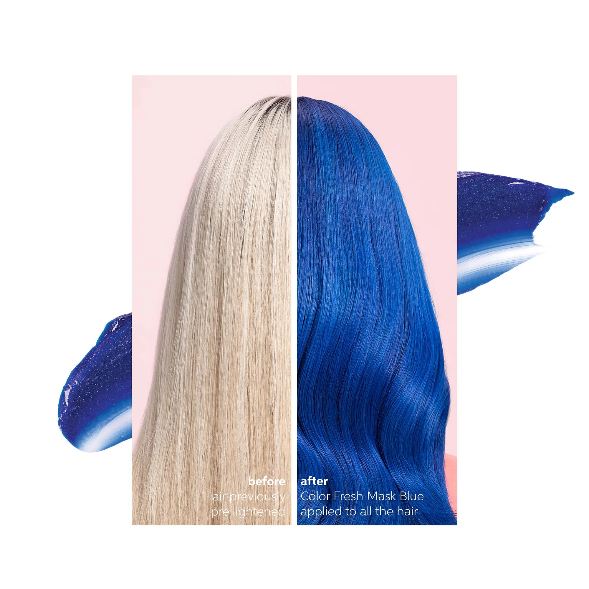 Wella Professionals Care Color Fresh Semi-Permanent Colour Mask - Blue 150ml - Image 3