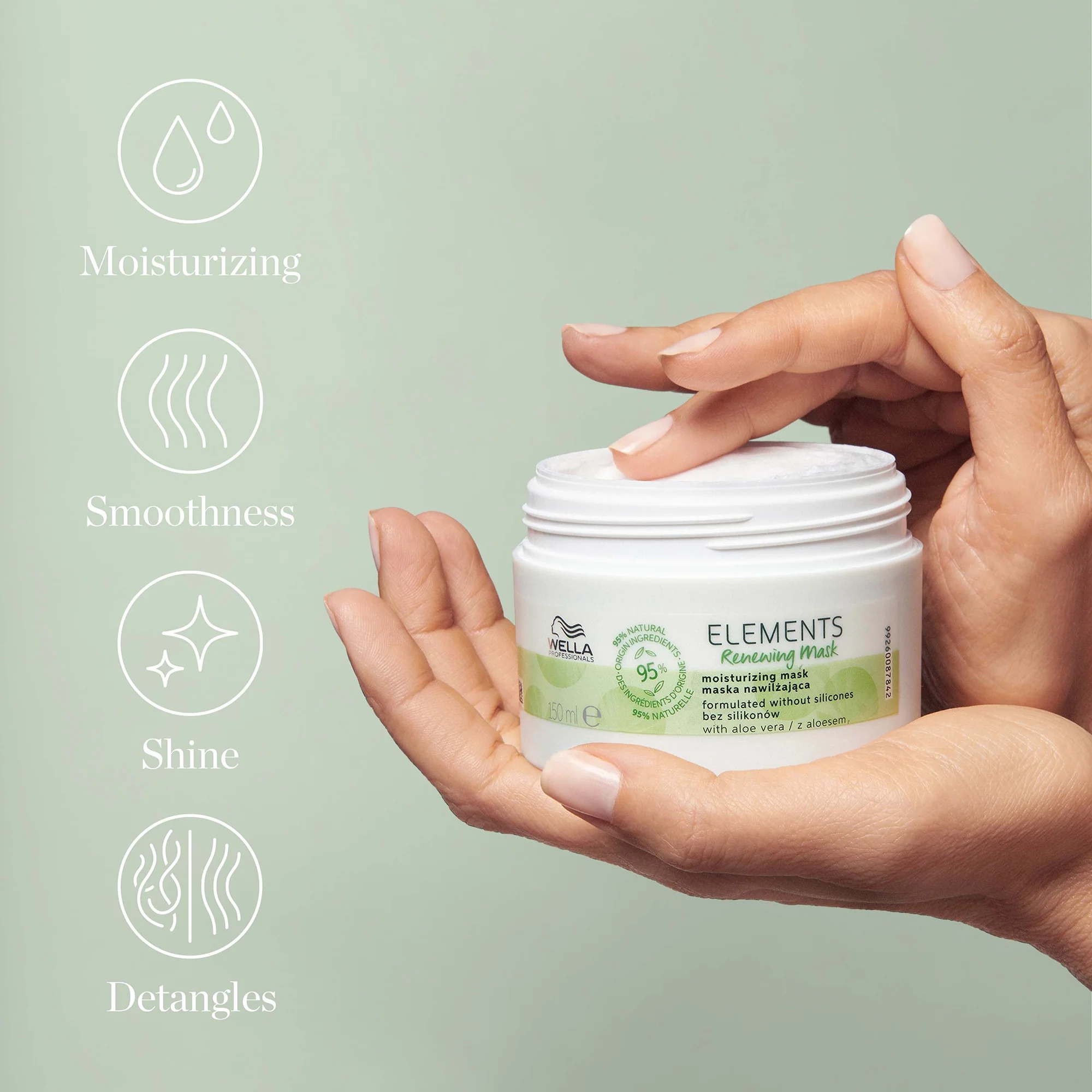 Wella Professionals Elements Renewing Hair Mask 500ml - Image 3